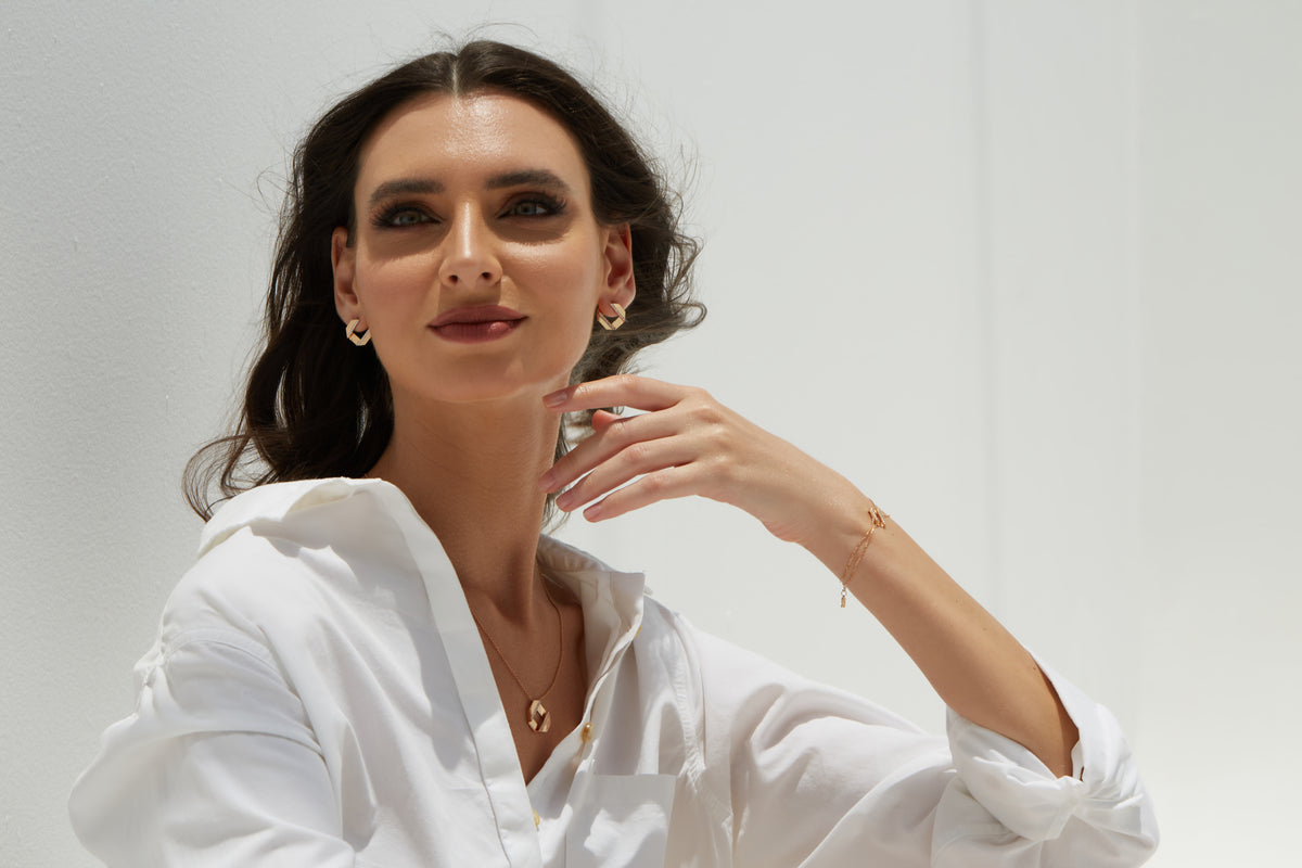 Octagon Earrings