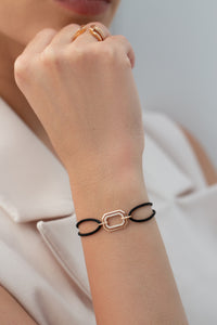 Emerald Bold cord bracelet
