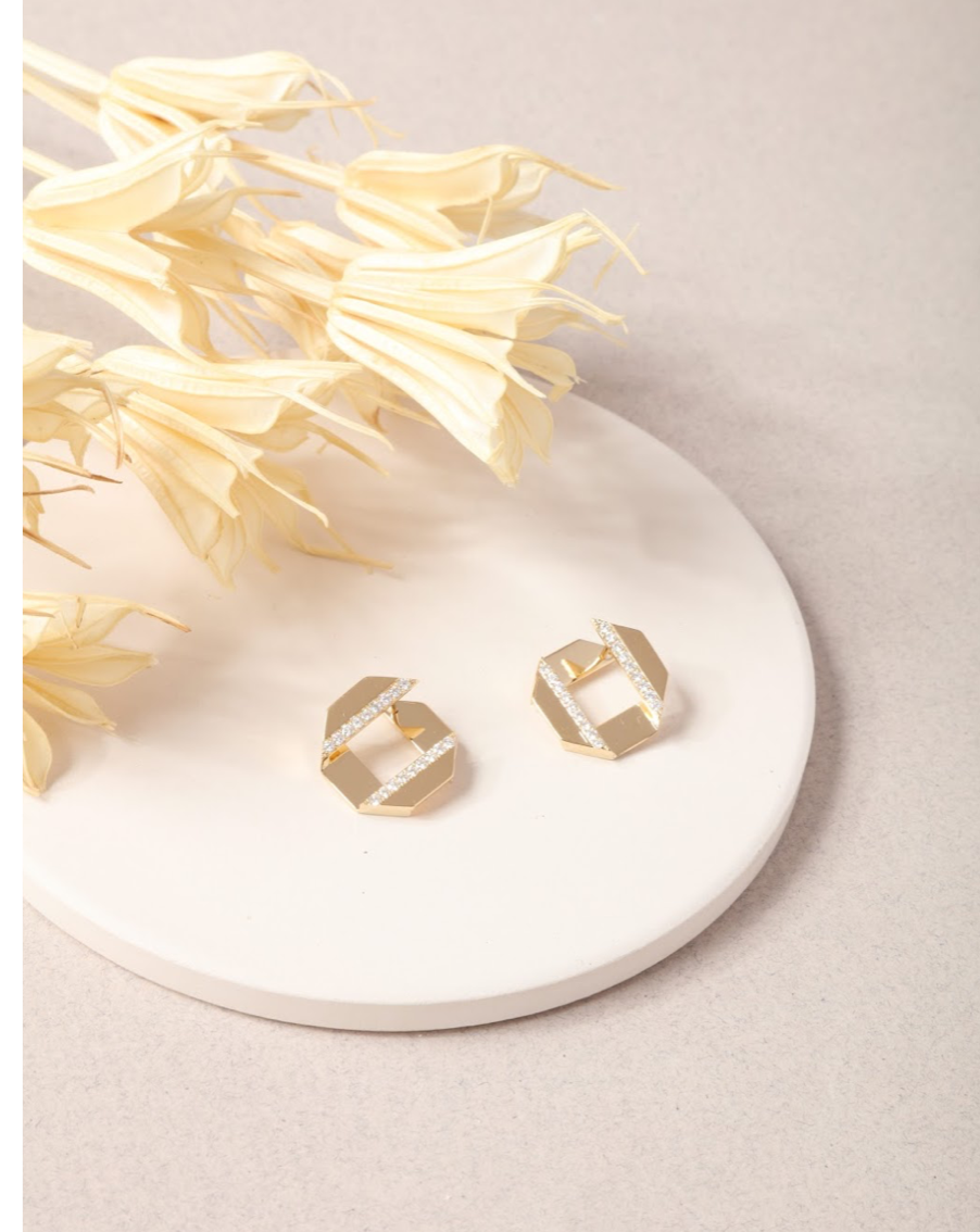 Octagon Earrings