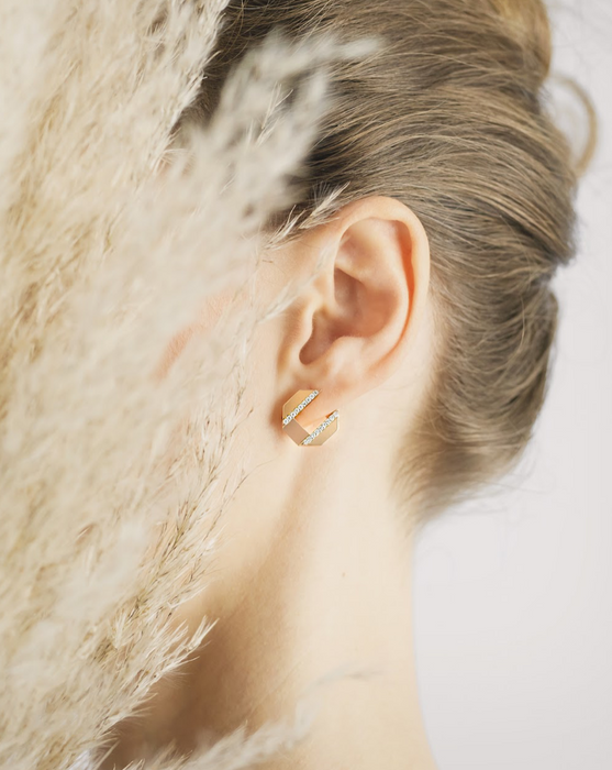 Octagon Earrings