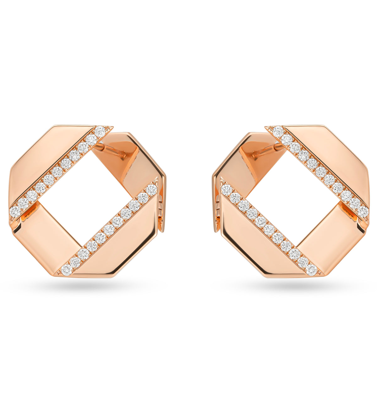 Octagon Earrings- Medium